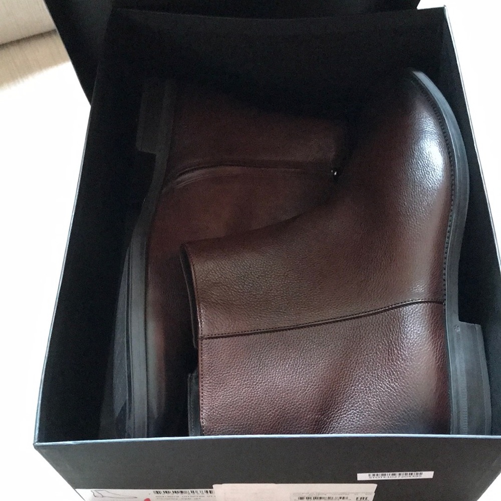 Hugo Boss Coventry Shearling-Lined Leather Boots